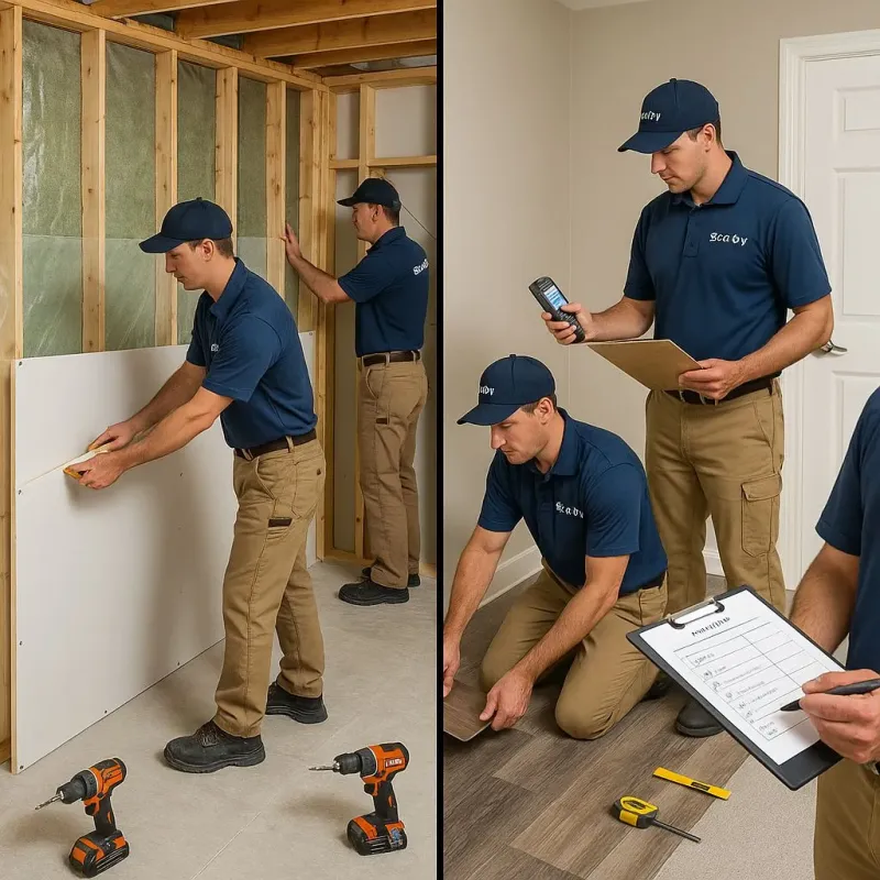 Repairs and Reconstruction process in New Miami, OH